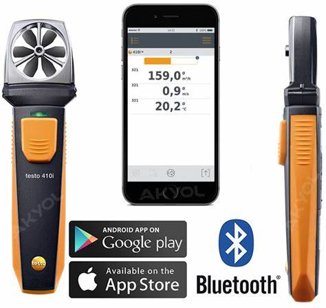 testo 410i無線迷你葉輪式風速測量儀