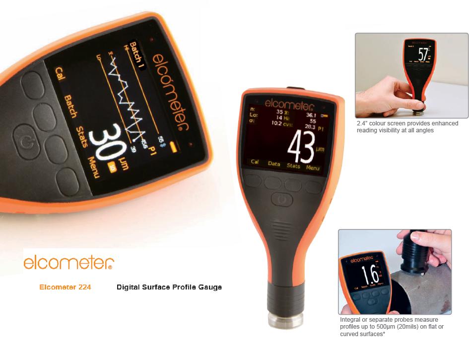 易高Elcometer 224 表面粗糙度儀高級(jí)型帶藍(lán)牙