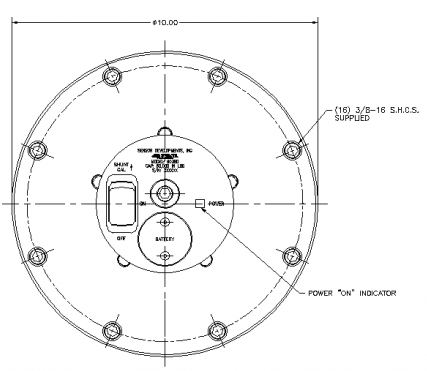 美國SDI 90360系列輪胎測試力矩傳感器尺寸二