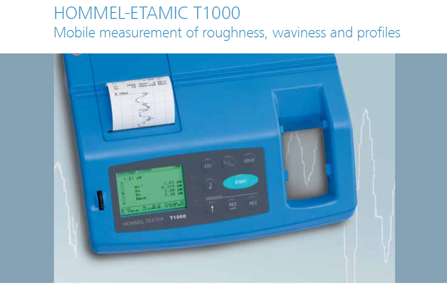 德國霍梅爾粗糙度儀HOMMEL TESTER T1000